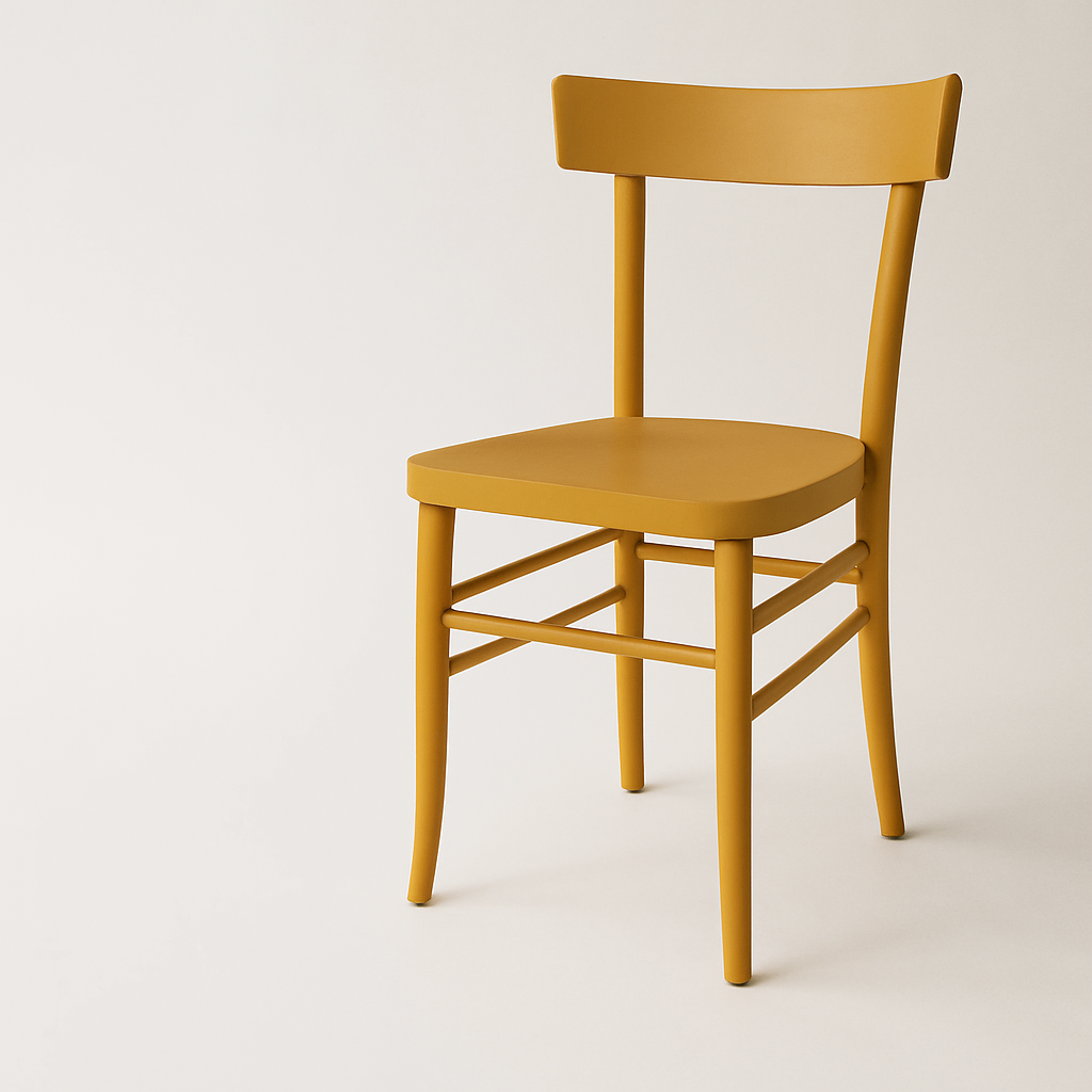 Sedia Milano in Legno con Seduta in Legno