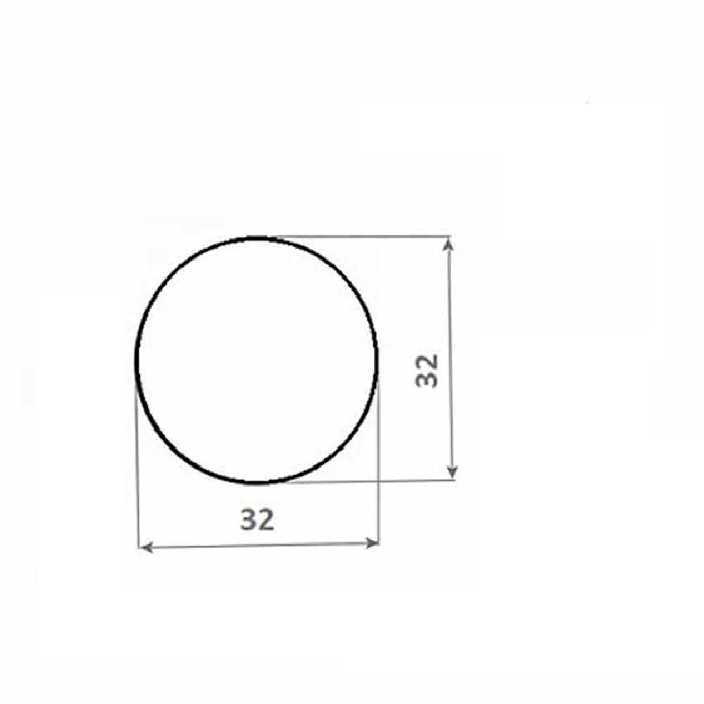 Sgabello rotondo in Legno con Seduta in Legno H67 cm